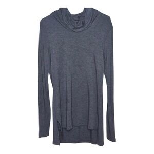 Cabi Cowl Neck Tunic Long Sleeve‎ Thumb Holes Blue Women's Medium